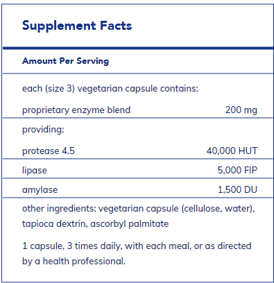 Pancreatic VegEnzymes 180's