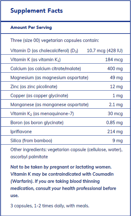 '+CAL+ with Ipriflavone