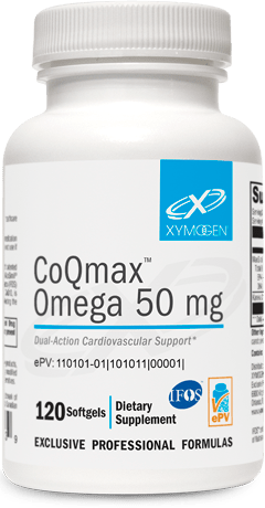 CoQmaxâ„¢ Omega 50 mg 120 Softgels
