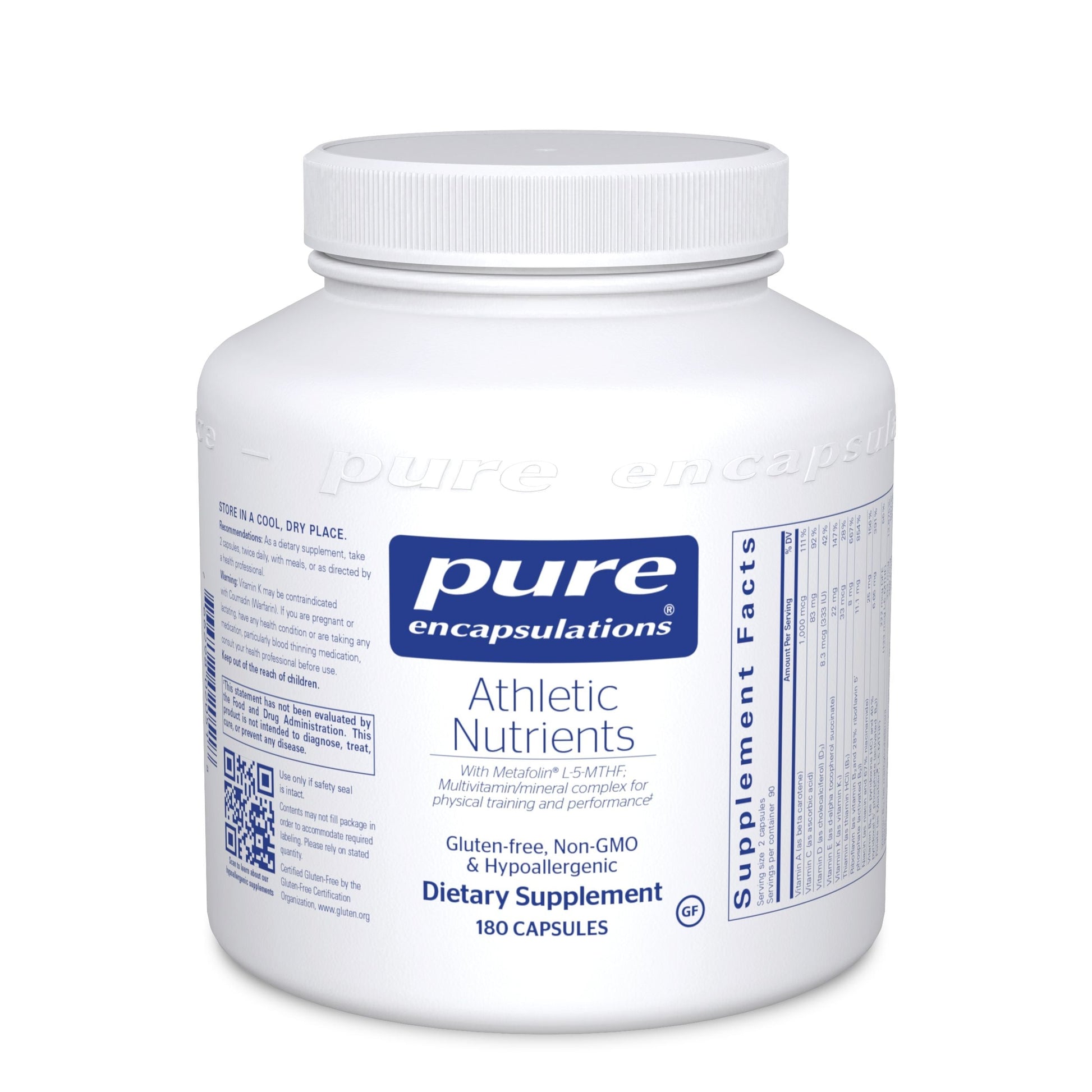 Athletic Nutrients 180's