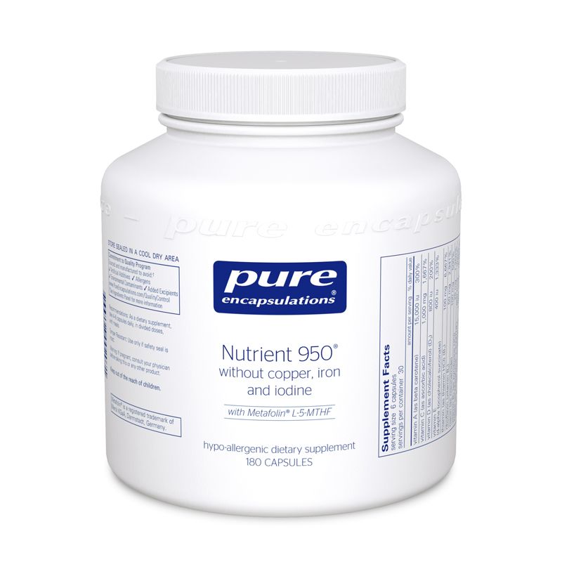Nutrient 950® without Copper, Iron & Iodine 180's